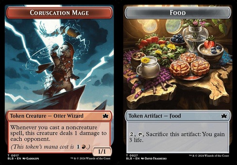 Coruscation Mage // Food (token foil)