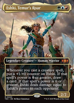 Eshki, Temur's Roar (borderless foil)