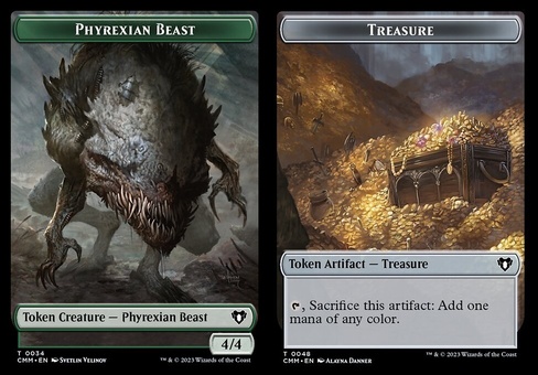 Phyrexian Beast // Treasure (token)