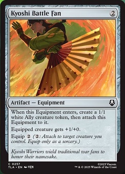Kyoshi Battle Fan (foil)