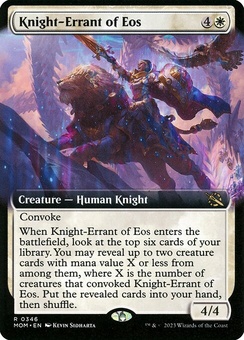 Knight-Errant of Eos (extended art foil)
