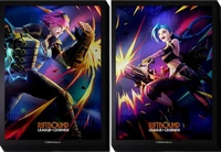 Riftbound - Vendetta Art Sleeves Vi vs Jinx