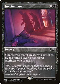 Incriminate (promopack)