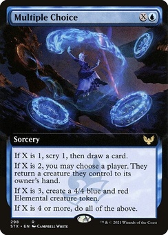 Multiple Choice (extended art)