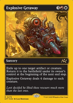 Explosive Getaway (boxtopper)