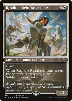 Resolute Reinforcements (promopack foil)