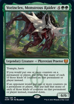Vorinclex, Monstrous Raider (promo pack stamp)