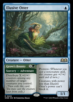 Elusive Otter // Grove's Bounty (foil)