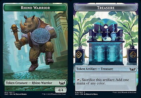 Rhino Warrior // Treasure #16 (token)