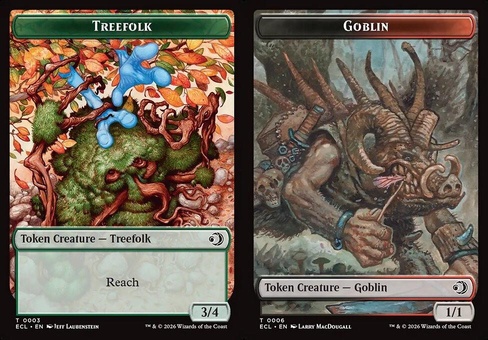 Treefolk // Goblin (token)