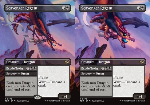 Scavenger Regent // Exude Toxin // Scavenger Regent (borderless)