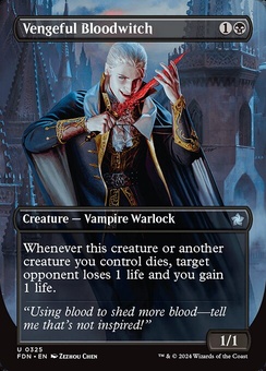 Vengeful Bloodwitch (borderless)