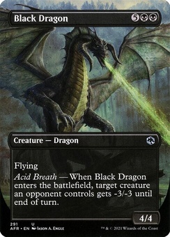 Black Dragon (borderless foil)