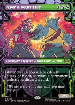 Bebop & Rocksteady (showcase foil)