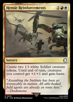 Heroic Reinforcements (foil)