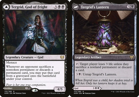 Tergrid, God of Fright // Tergrid's Lantern (foil)