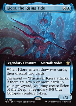 Kiora, the Rising Tide (extended art)