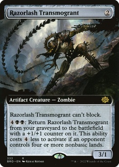 Razorlash Transmogrant (extended art)