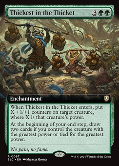 Thickest in the Thicket (extended art)