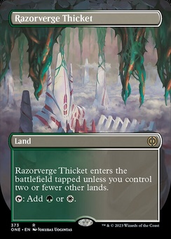 Razorverge Thicket (borderless foil)