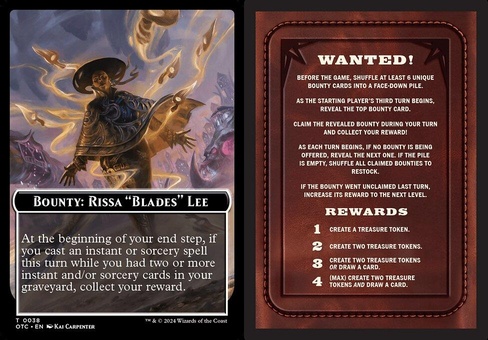 Bounty: Rissa "Blades" Lee // Wanted! (token)