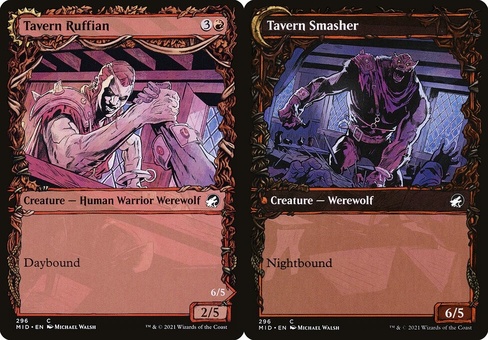 Tavern Ruffian // Tavern Smasher (showcase foil)