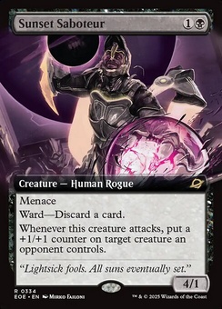 Sunset Saboteur (extended art)