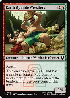 Earth Rumble Wrestlers (foil)