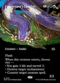 Fangkeeper's Familiar (borderless showcase foil)