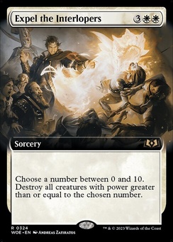 Expel the Interlopers (extended art foil)