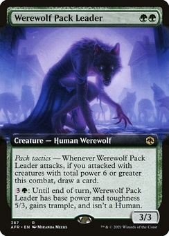 Werewolf Pack Leader (extended art)