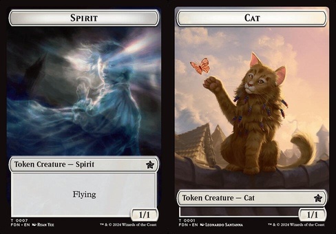 Spirit // Cat #1 (token foil)