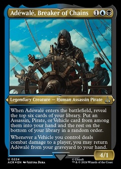 Adéwalé, Breaker of Chains (etched foil)