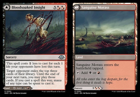 Bloodsoaked Insight // Sanguine Morass (foil)