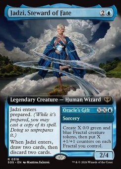Jadzi, Steward of Fate // Oracle's Gift (extended art)