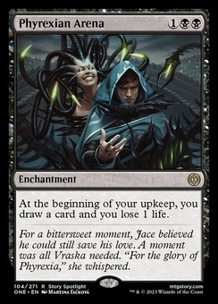 Phyrexian Arena (promopack stamp)