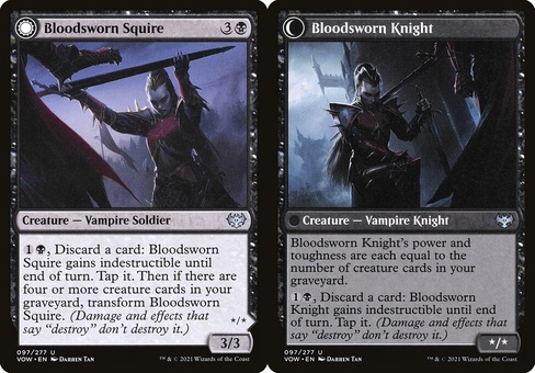 Bloodsworn Squire // Bloodsworn Knight