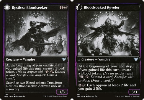 Restless Bloodseeker // Bloodsoaked Reveler (foil)