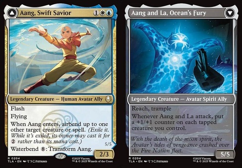 Aang, Swift Savior // Aang and La, Ocean's Fury