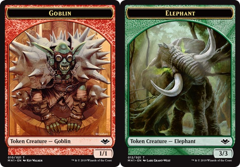 Goblin // Elephant (token)