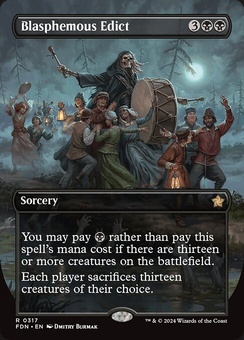 Blasphemous Edict (borderless foil)
