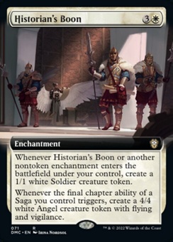 Historian's Boon (extended art - foil)