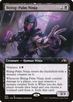 Biting-Palm Ninja (extended art)
