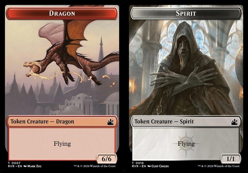 Dragon // Spirit (token foil)