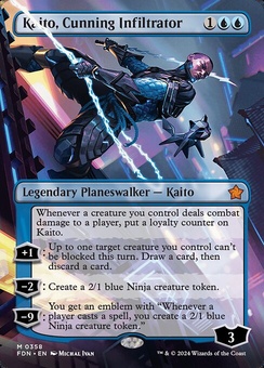 Kaito, Cunning Infiltrator (borderless)