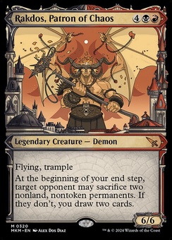 Rakdos, Patron of Chaos (showcase foil #320)