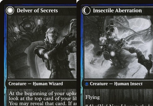 Delver of Secrets // Insectile Aberration