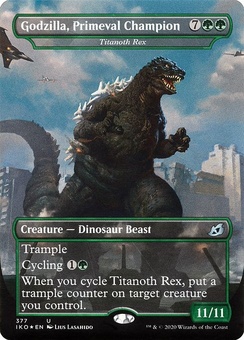 Titanoth Rex (borderless boxtopper)