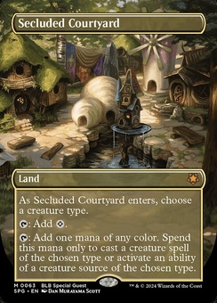 Secluded Courtyard (borderless foil)