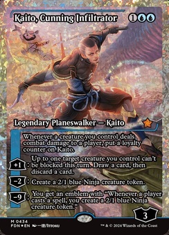 Kaito, Cunning Infiltrator (showcase fracture foil)